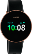 Montre connectée Noir/Rose doré - Q00204