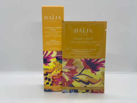 Baïja Pommade corps + Exfoliant poudre corps sunny