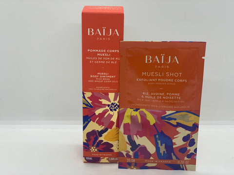 Baïja Pommade corps + Exfoliant poudre corps muesli