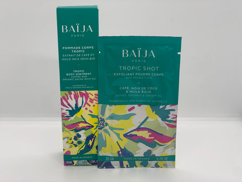 Baïja Pommade corps + Exfoliant poudre corps tropic